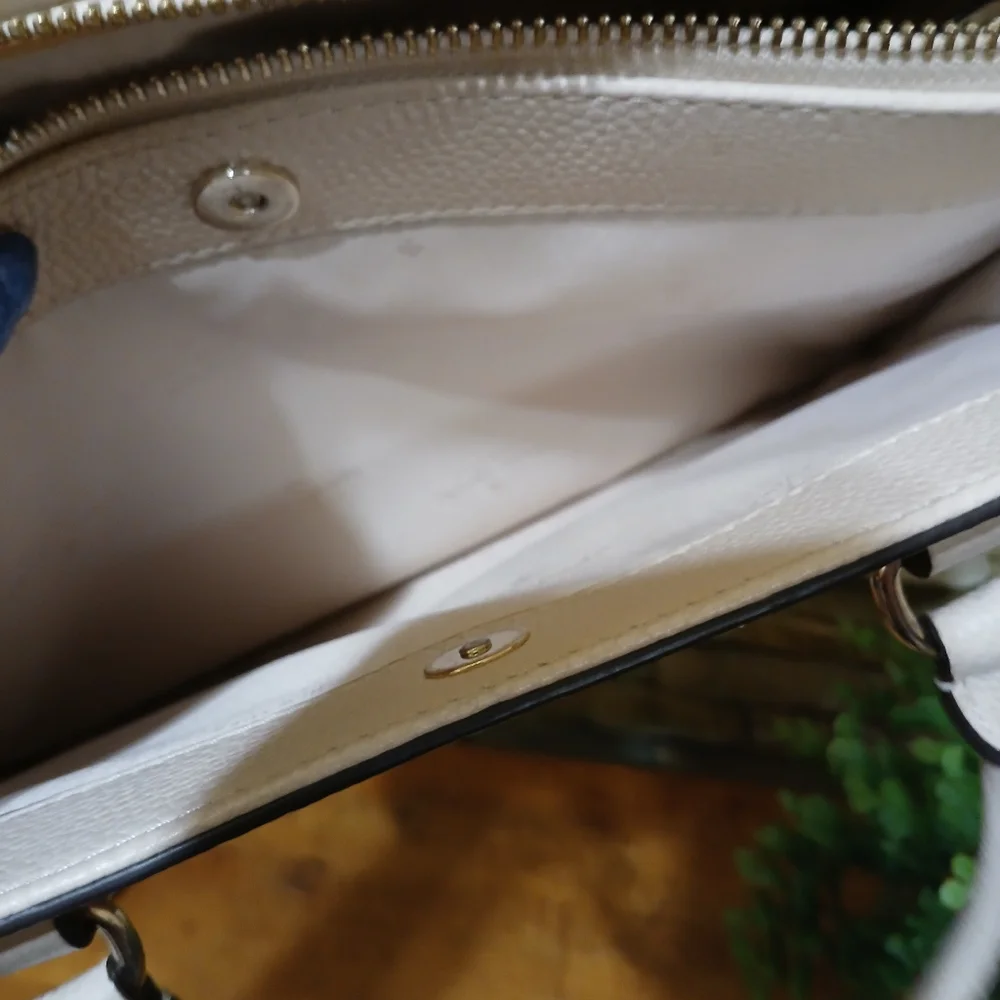 KATE SPADE Cream/Taupe Satchel Bag Mulberry Street - Picture 8 of 8